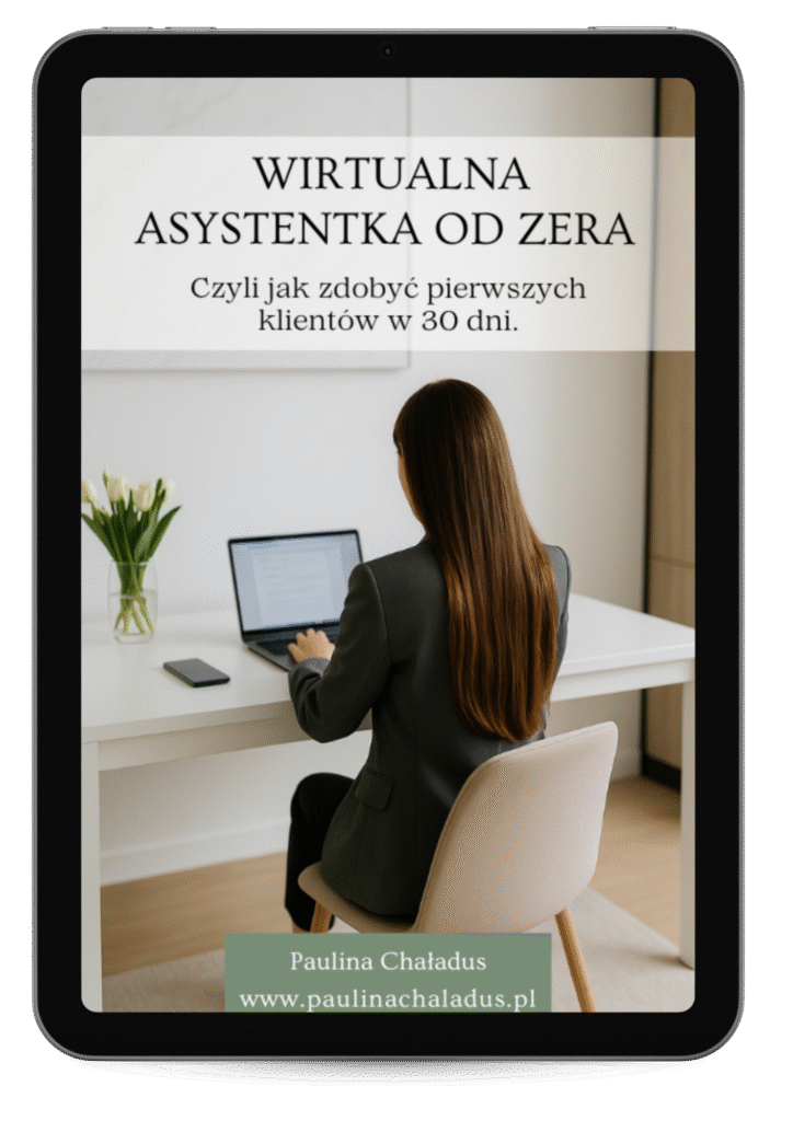 Jak zostać wirtualną asystentką – e-book i gotowy plan działania